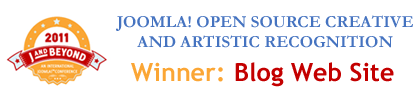 Joomlablogger.net - Winner of the Blog Web Site award 2011
