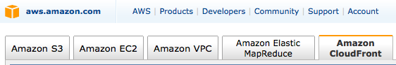 amazon-cloudfront-signup