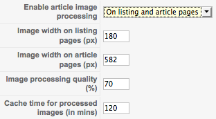 Superblogger image settings