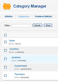 joomla-1-6-categories