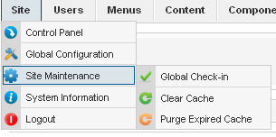 joomla-1-6-system-menu