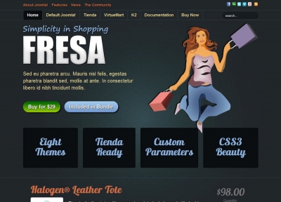 'Fresa' Joomla template