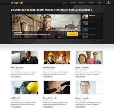 'Avanti' Joomla template