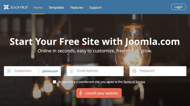 New service provides free websites at Joomla.com