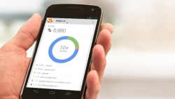Google Analytics on a mobile device.